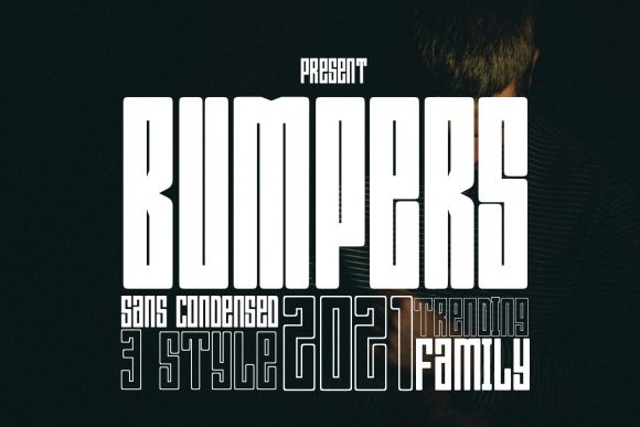 Bumpers: A Bold Futuristic Font for Impactful Design