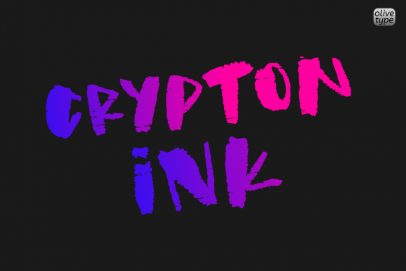 Crypton Ink: A Modern Typeface for Bold Visual Impact