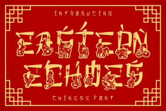 Eastern Echoes: A Cultural Typeface for Modern Design