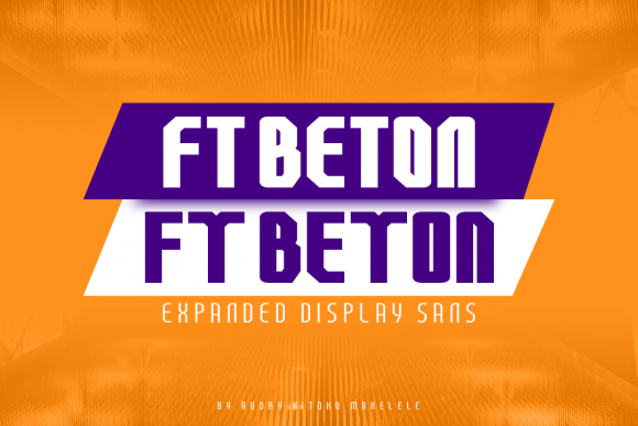 FT Beton: A Modern Display Font for Bold Visual Impact