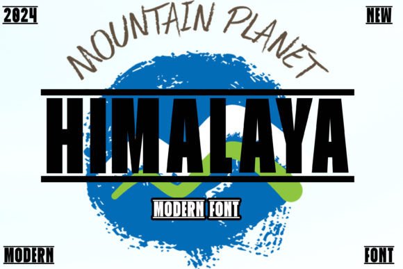 Himalaya: A Modern Font for Bold Visual Statements