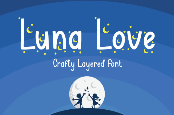 Luna Love: A Whimsical Font for Creative Design