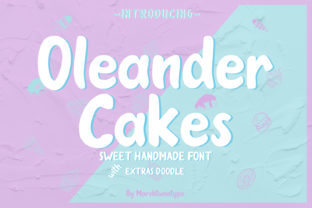 Oleander Cakes: A Dynamic Brush Font for Modern Design