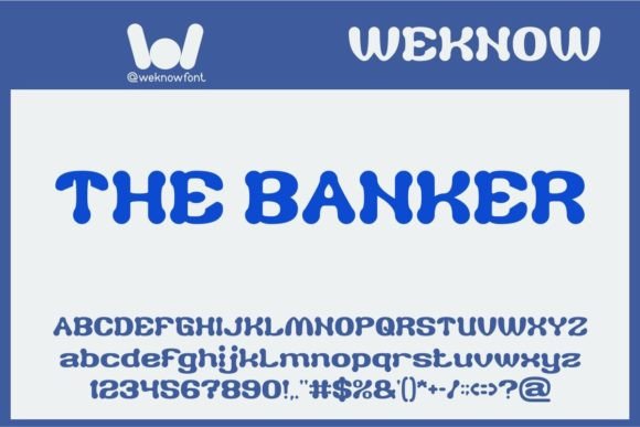 The Banker: A Typeface for Modern Visual Impact