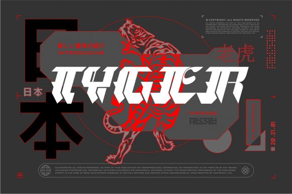 Tyger: A Futuristic Font for Modern Design